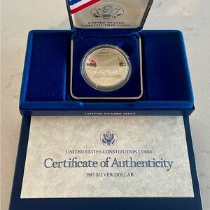 200th Anniversary Commemorative American Constitution Coin. Limited Circulation